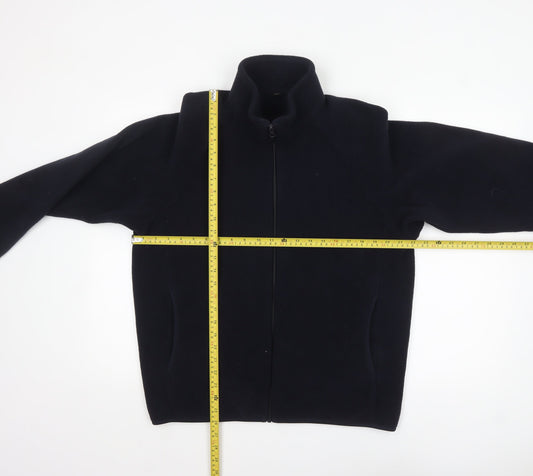 UNIQLO Men's Black Fleece Full Zip Jacket Size M Regular Fit