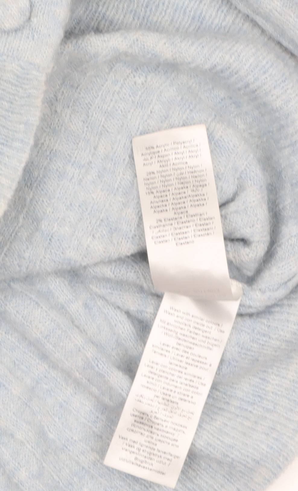 Womens UK Size M ICHI Blue Cardigan Jumper