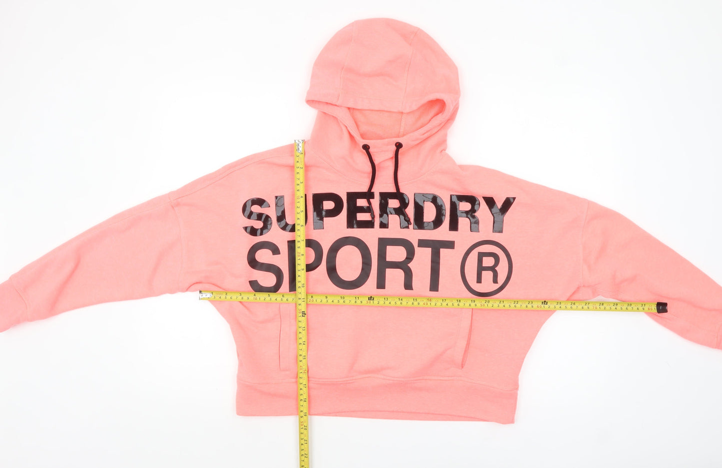 Womens UK Size 12 Superdry Pink Pullover Hoodie