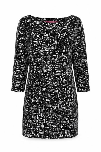 Joules Womens Black Polka Dot Shift Dress Size 10