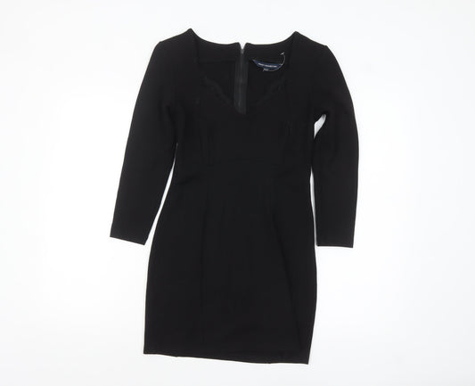 French Connection Women's Black Size 10 Bodycon Party Dress