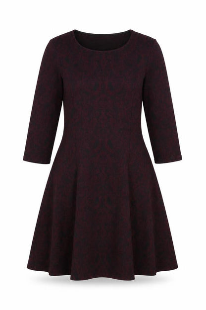 Monsoon Women's Brown Fit & Flare Knee Length Dress Size 12