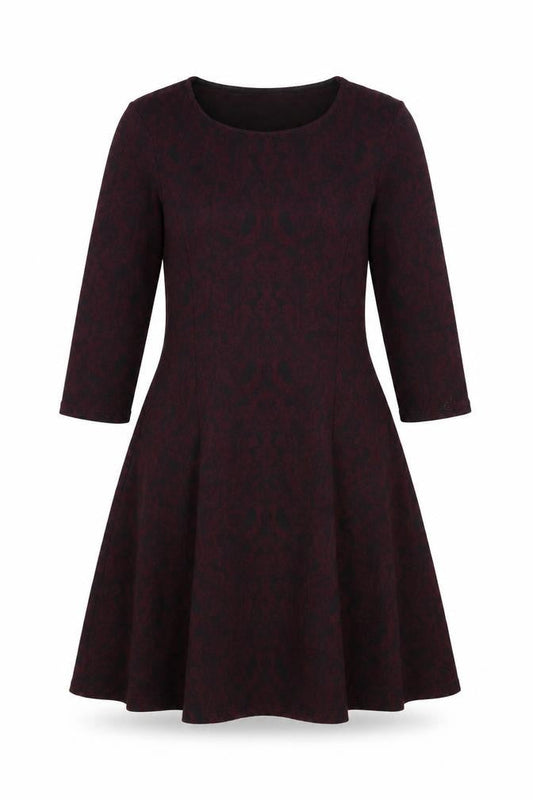Monsoon Women's Brown Fit & Flare Knee Length Dress Size 12