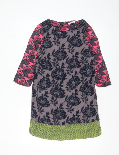White Stuff Women’s Multicoloured Floral Shift Dress Size 6
