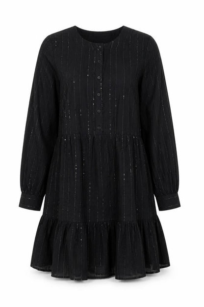 Marks and Spencer Women’s Black Long Sleeve Shift Dress Size 14