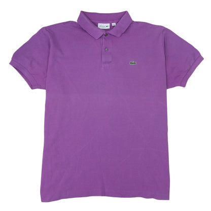 Lacoste Men's Purple Classic Fit Cotton Polo Shirt Size M