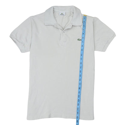 Lacoste Men’s White Short Sleeve Cotton Polo Shirt Size S