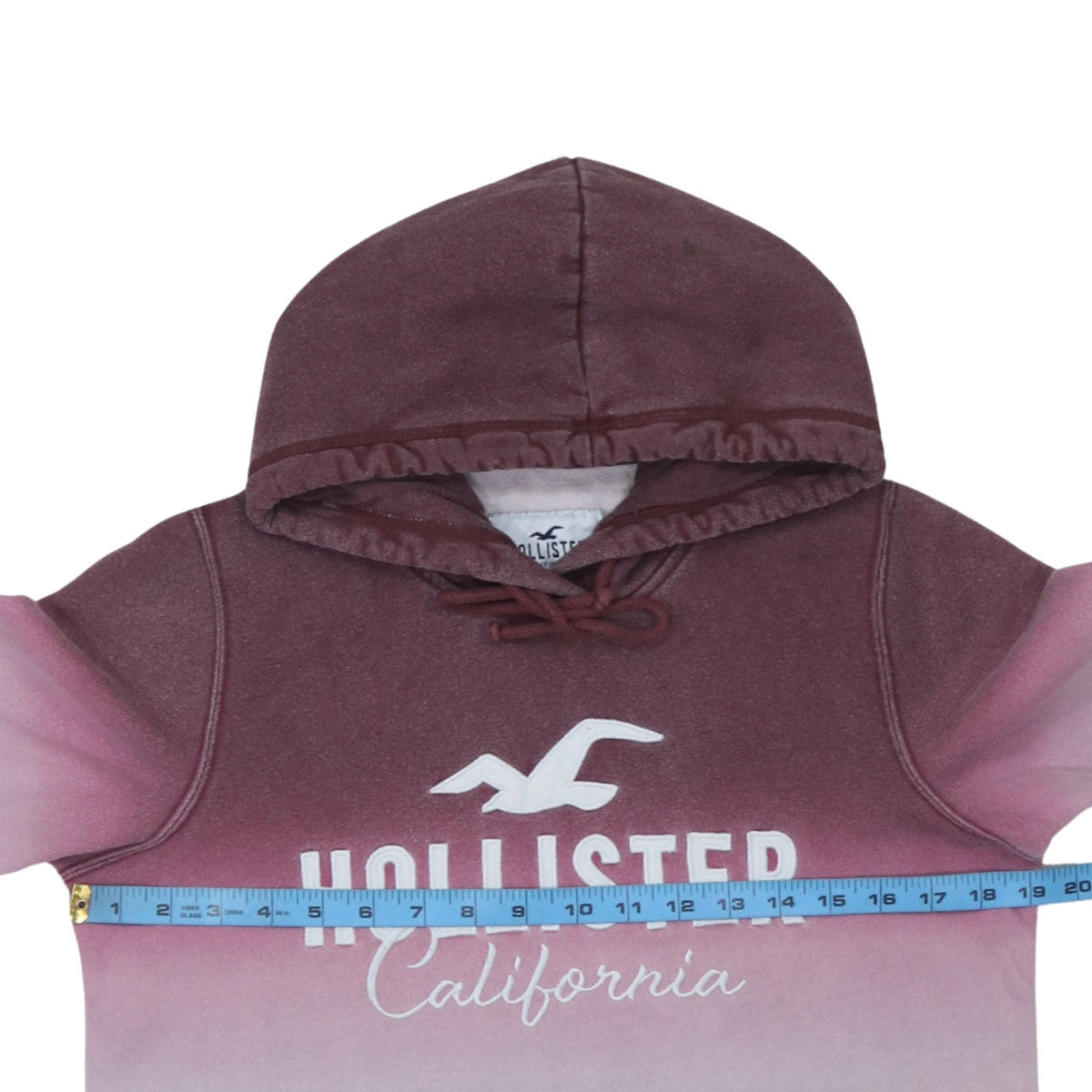 Mens UK Size M Hollister Multicoloured Pullover Hoodie