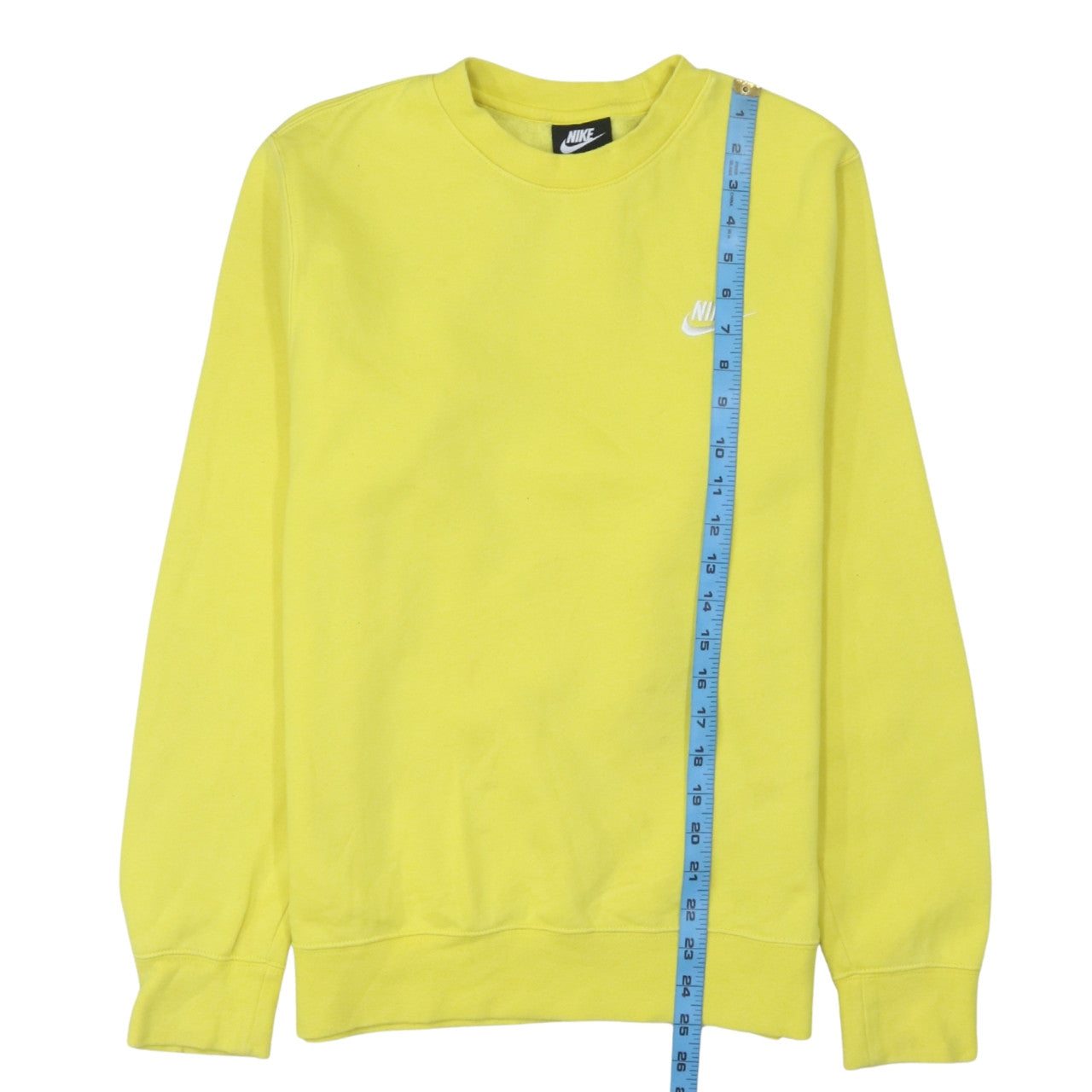 Mens UK Size XS Nike Yellow Pullover Sweatshirt