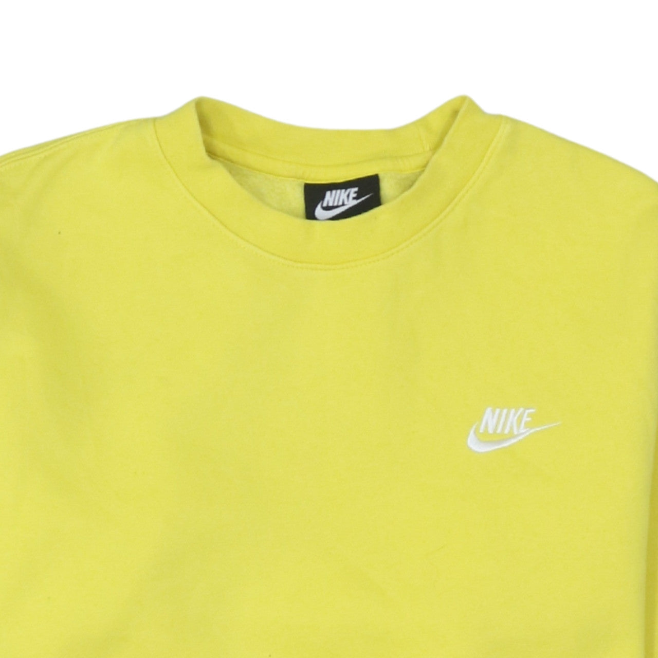 Mens UK Size XS Nike Yellow Pullover Sweatshirt