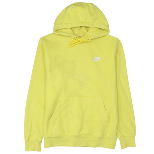 Womens UK Size M Nike Yellow Pullover Hoodie