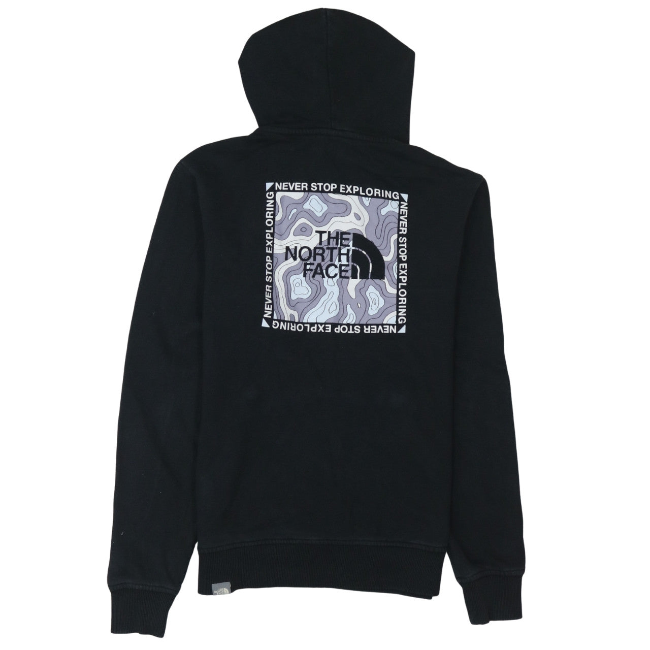 Womens UK Size S The North Face Black Pullover Hoodie