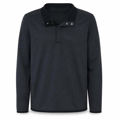Mens UK Size L Under Armour Black Henley Sweatshirt