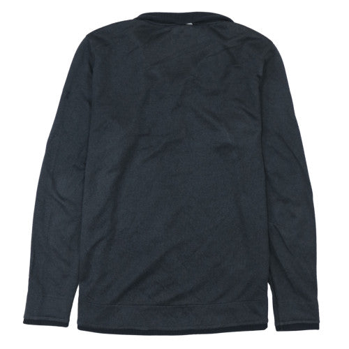 Mens UK Size L Under Armour Black Henley Sweatshirt