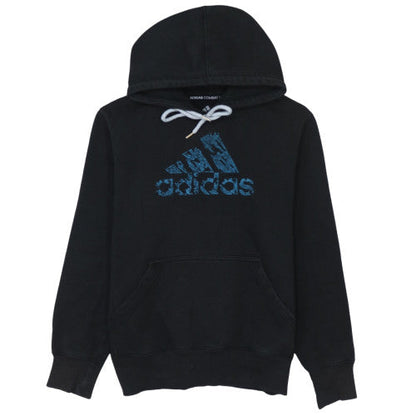 Mens UK Size S Adidas Black Pullover Hoodie