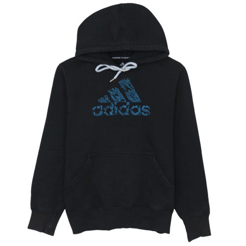 Mens UK Size S Adidas Black Pullover Hoodie