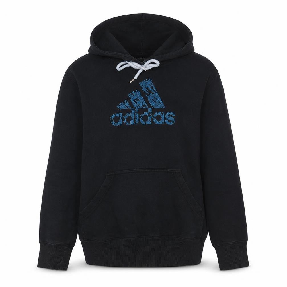 Mens UK Size S Adidas Black Pullover Hoodie