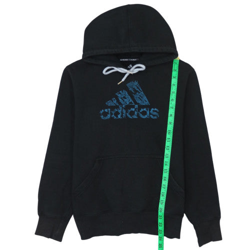Mens UK Size S Adidas Black Pullover Hoodie