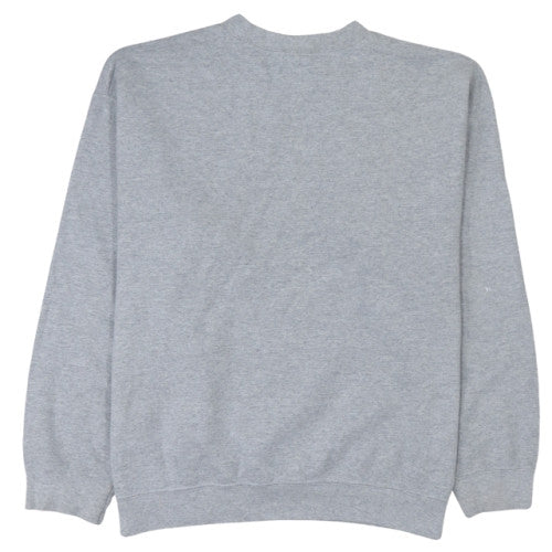 Womens UK Size L Gildan Grey Pullover Sweatshirt