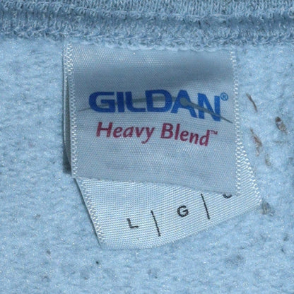 Womens UK Size L Gildan Grey Pullover Sweatshirt