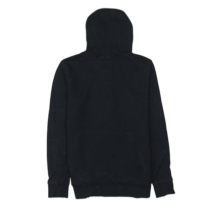 Adidas Boys Black Pullover Hoodie 13-14 Years Regular Fit Graphic Logo