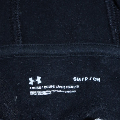 Mens UK Size S Under Armour Black Pullover Hoodie
