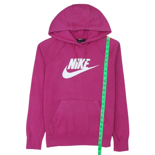 Womens UK Size S Nike Pink Pullover Hoodie