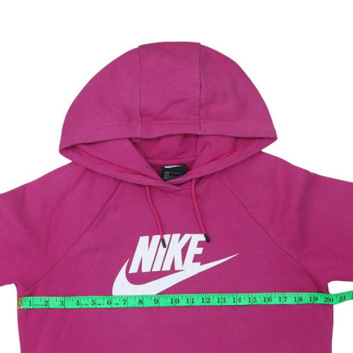 Womens UK Size S Nike Pink Pullover Hoodie