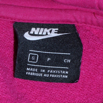 Womens UK Size S Nike Pink Pullover Hoodie