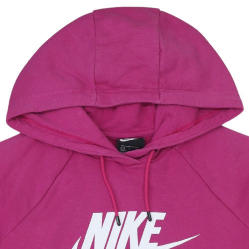 Womens UK Size S Nike Pink Pullover Hoodie