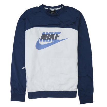 Mens UK Size M Nike Blue Pullover Sweatshirt