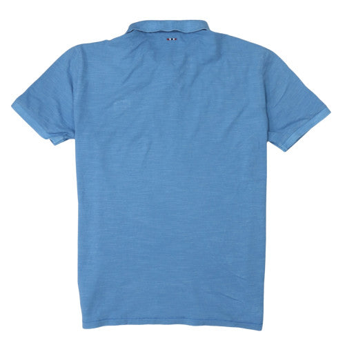Napapijri Men's Blue Cotton Polo Shirt 2XL Regular Fit