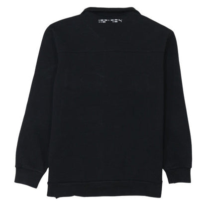 Mens UK Size L Puma Black Henley Sweatshirt