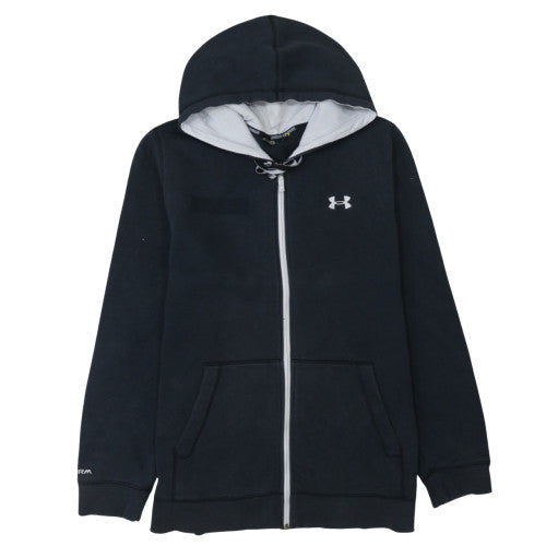 Mens UK Size XL Under Armour Black Full Zip Hoodie