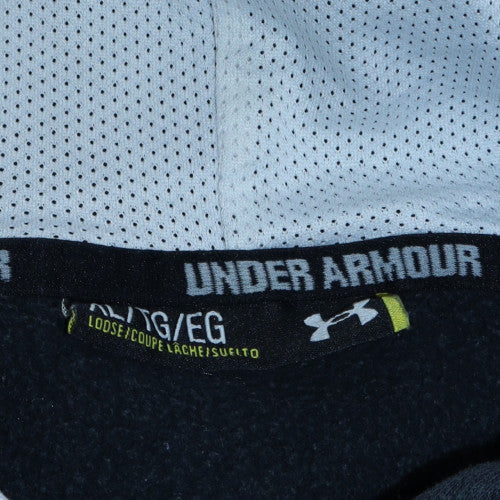 Mens UK Size XL Under Armour Black Full Zip Hoodie