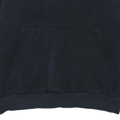 Adidas Boys Black Pullover Hoodie 13-14 Years Fleece Lined Logo Sweatshirt