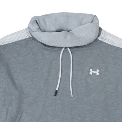 Mens UK Size L Under Armour Grey Pullover Hoodie