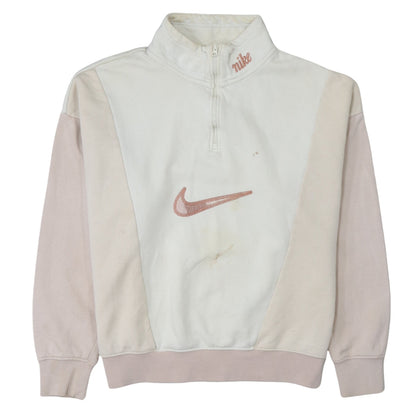 Womens UK Size S Nike Beige Pullover Sweatshirt
