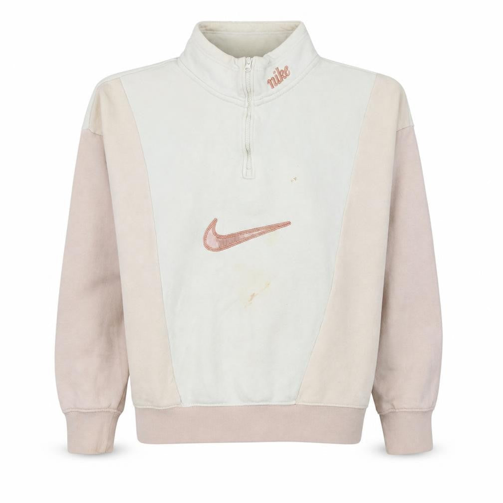 Womens UK Size S Nike Beige Pullover Sweatshirt