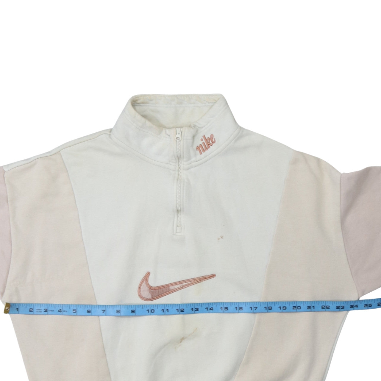 Womens UK Size S Nike Beige Pullover Sweatshirt