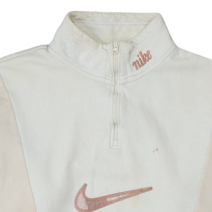 Womens UK Size S Nike Beige Pullover Sweatshirt