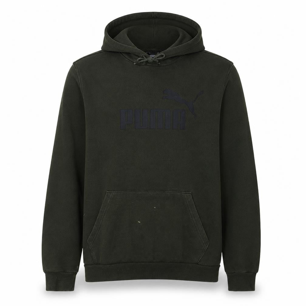 Mens UK Size L Puma Green Pullover Hoodie