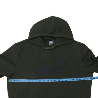 Mens UK Size L Puma Green Pullover Hoodie