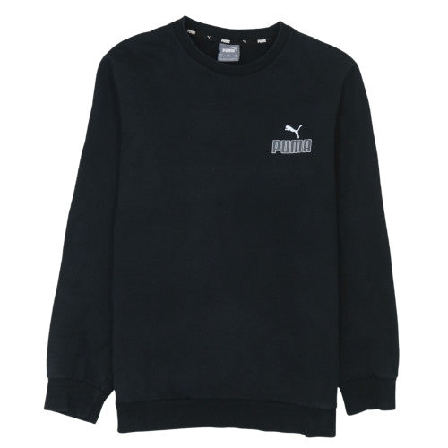 Mens UK Size M Puma Black Pullover Sweatshirt