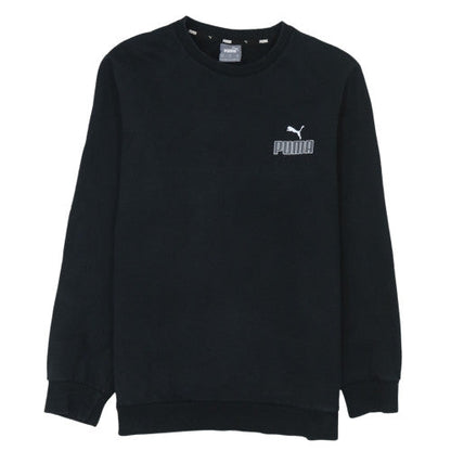 Mens UK Size M Puma Black Pullover Sweatshirt