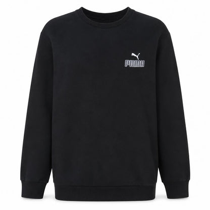 Mens UK Size M Puma Black Pullover Sweatshirt