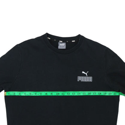 Mens UK Size M Puma Black Pullover Sweatshirt