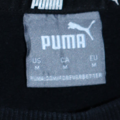 Mens UK Size M Puma Black Pullover Sweatshirt