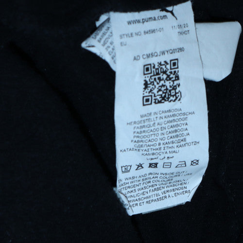 Mens UK Size M Puma Black Pullover Sweatshirt