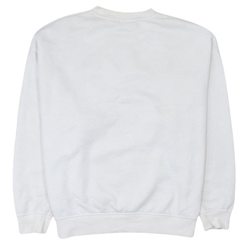 Womens UK Size 10 Primark White Pullover Sweatshirt